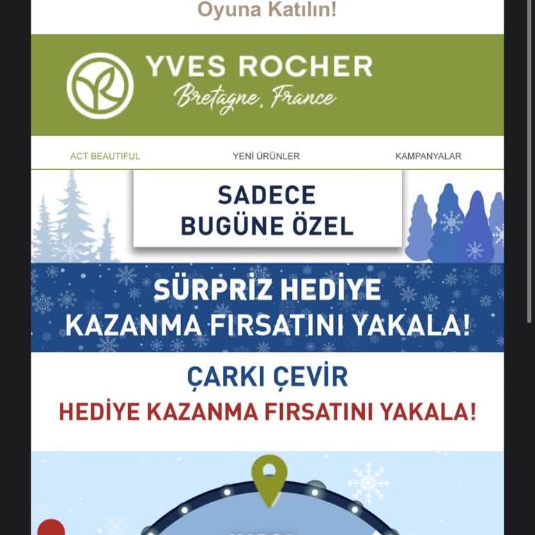 Yves Rocher Çarkı: Beklentiler Ve Hayal Kırıklığı