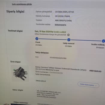 Ebay Kblautoparts Ürün Satın Aldım Ürün Gelmedi