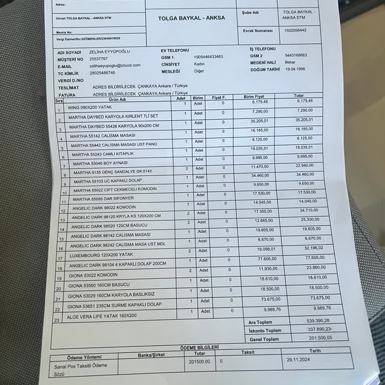 Kelebek Mobilya Teslimat Ve Montaj Sorunları