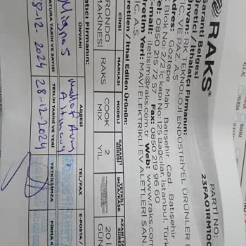 Garanti Kapsamı Dışında Kalan Dişli Sorunu