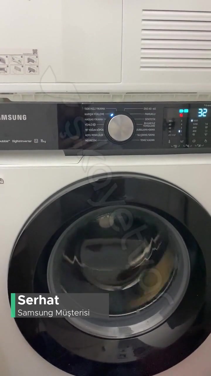 Samsung Çamaşır Makinesi Kazan Sesi videonun kapak resmi