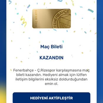 Hediye Bilet Kazandım Ama Geri Dönüş Yok