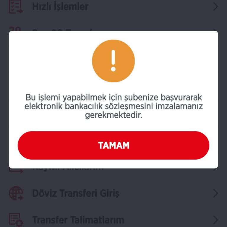 Ziraat Bankası'nda Elektronik Bankacılık Engeli