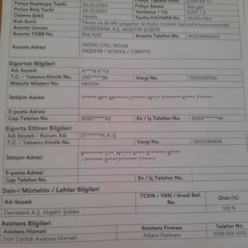 Sigorta Teminatı Eksik Ödendi, Borç Yükü Varislerde Kaldı