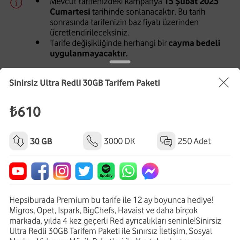 Vodafone Tarife Değişikliğinde %100 Zam Şoku