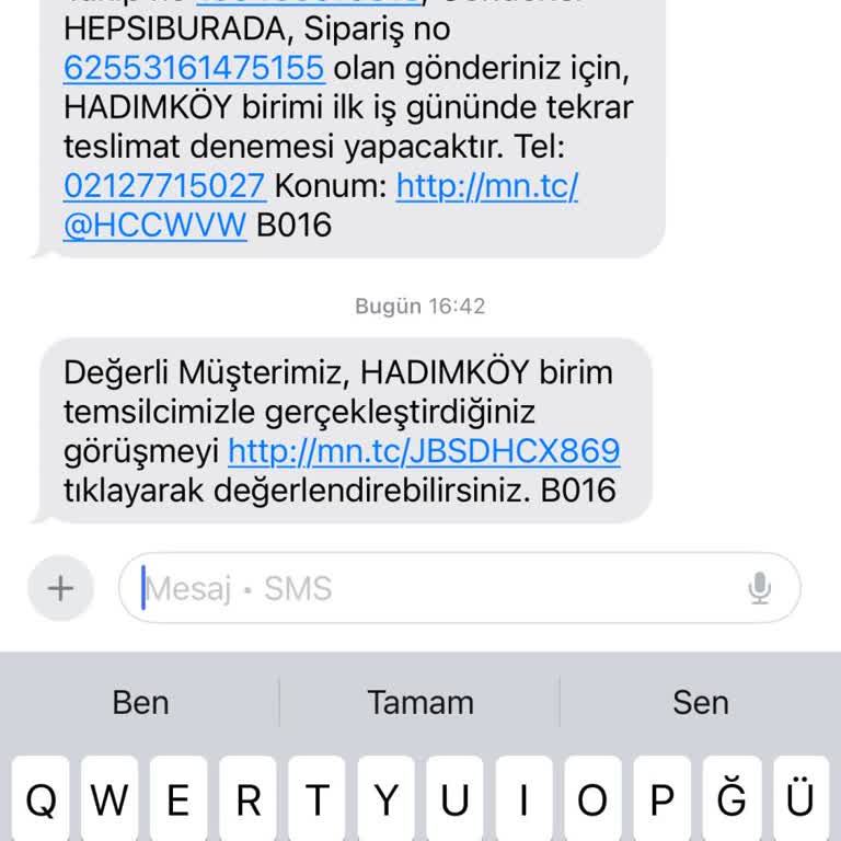 Evde Olmamıza Rağmen Teslim Edilmeyen Kargo Sorunu