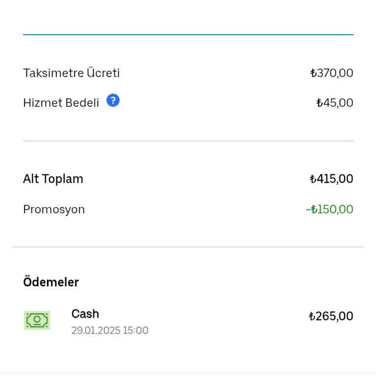 Promosyon Kodum Kullanılmadı Ve Fazla Ücret Talep Edildi