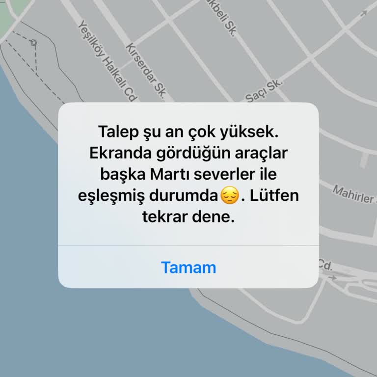 Sürekli Eşleşme Sorunu Ve İptal Eden Sürücüler Yüzünden Geç Kalma