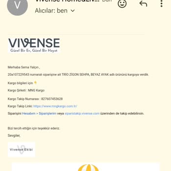 Vivense'den Gelen Ürün Sorunu Ve Müşteri Hizmetleri Eksikliği