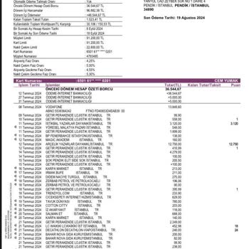 Yanlış Çekilen Taksit Ve İletişim Sorunu