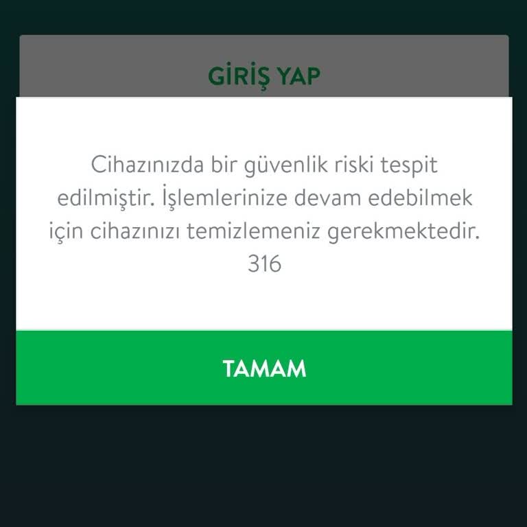 TEB Bankası Uygulaması Güvenlik Uyarısı Sorunu