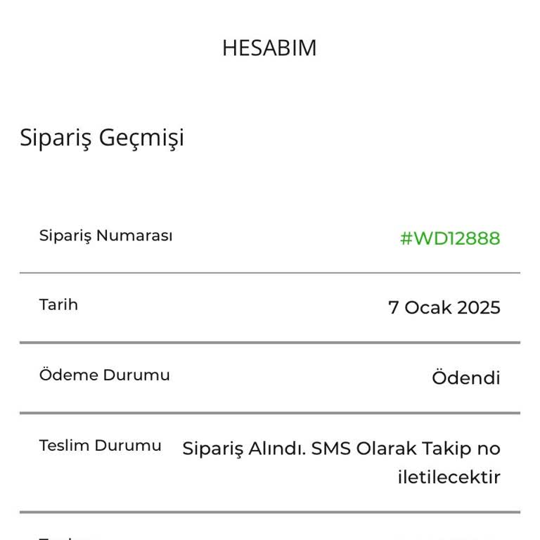 Bir Aydır Kargolanmayan Sipariş Ve İletişim Sorunları