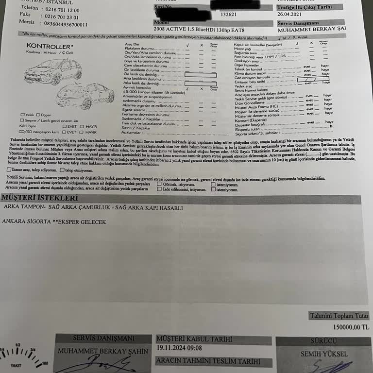 62 Günlük Bekleyiş: Peugeot Servisinde Mağduriyet