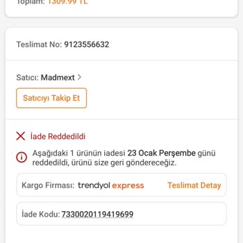 Yanlış Ürün İadesi Ve Müşteri Memnuniyetsizliği