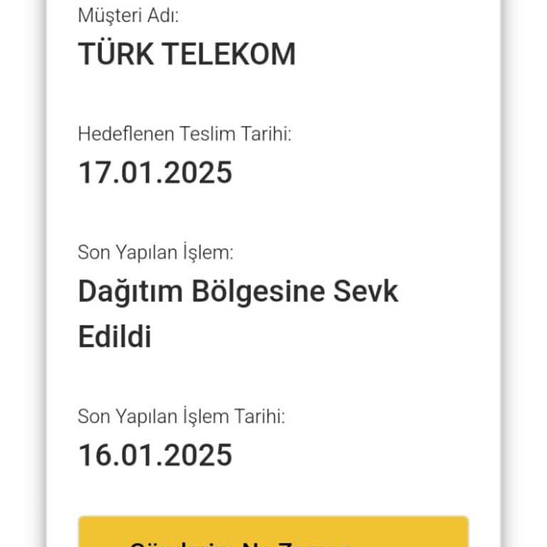Modem Teslimatında Gecikme Ve İletişim Sorunu
