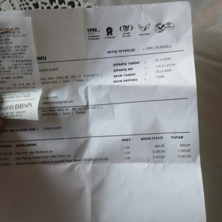 Geciken Teslimat Ve İlgisizlik