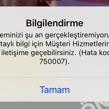 İlan Yayınlama Sorunu: 750007 Hata Kodu