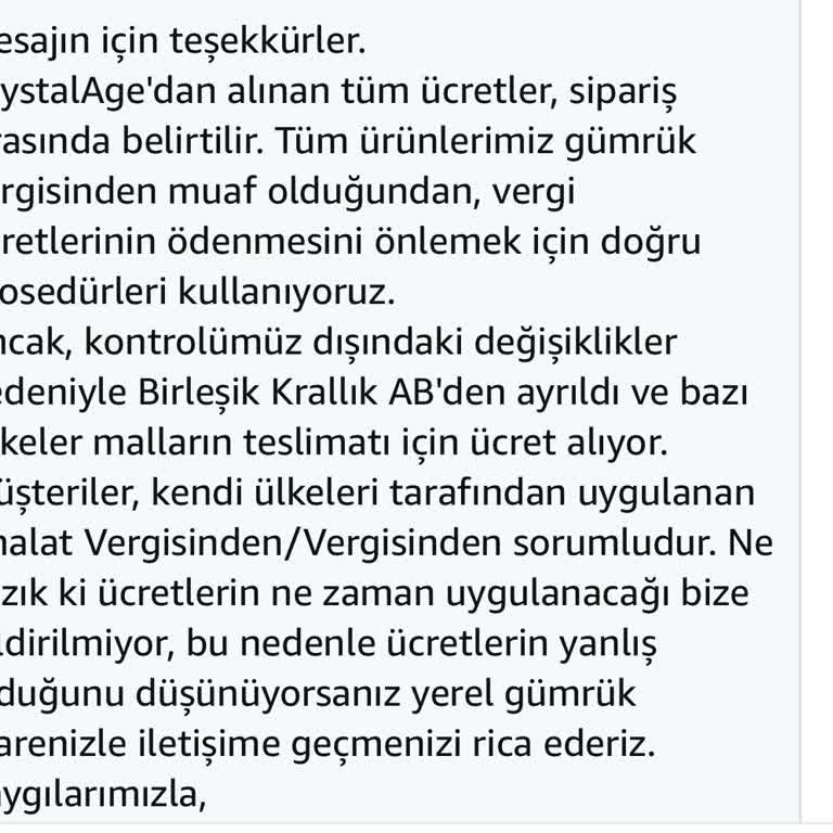 Gümrük Dahil Denilen Ürün İçin Ekstra Ücret Şoku