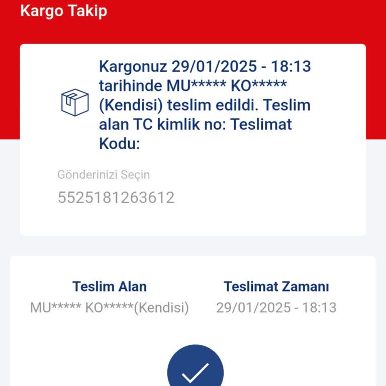 Teslim Edilmeyen Kargo İçin Yanıltıcı Teslimat Bildirimi