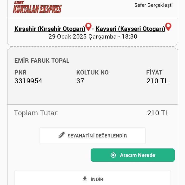 Otobüs Saatinde Gelmedi, Mağduriyet Yaşadım