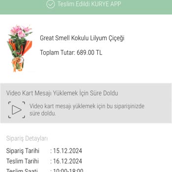 Yanlış Çiçek Teslimatı Ve Yetersiz Müşteri Hizmeti
