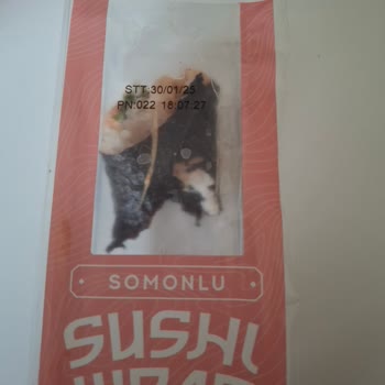 Sushi Wrap İçinde Tehlikeli Kılçık: Sağlık Riski Taşıyor