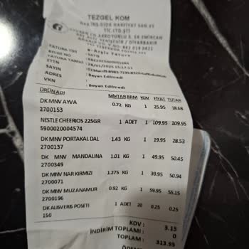 Diyarbakır Şubesinde Meyve Kalitesi Sorunu