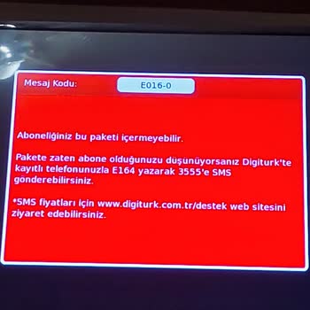 Digiturk E016-0 Hatası: Müşteri Hizmetleri Ve Yayın Sorunu