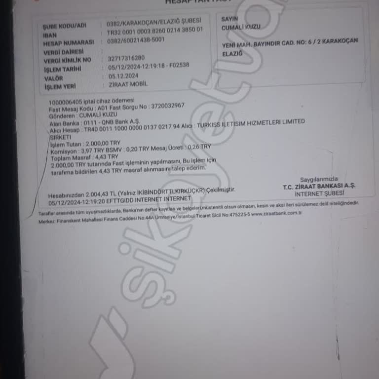 Haksız Borç Talebi Ve İnternet Kesintisi