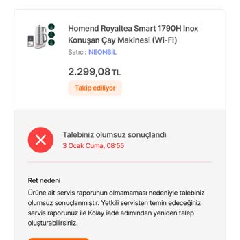 Hepsiburada Ve Neonbil İle Yaşadığım Ürün İade Sorunu