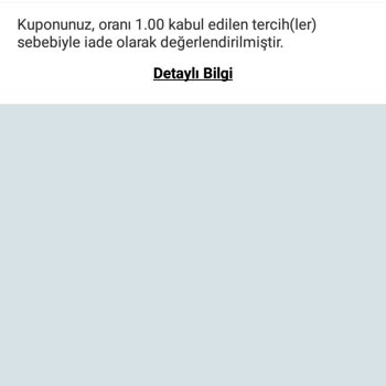 Kazanan Kuponun Ödemesi Yapılmadı