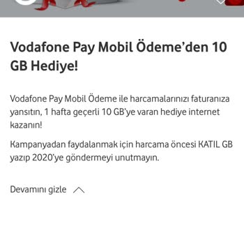 Vodafone'dan Hayal Kırıklığı: GB Hediye Sorunu