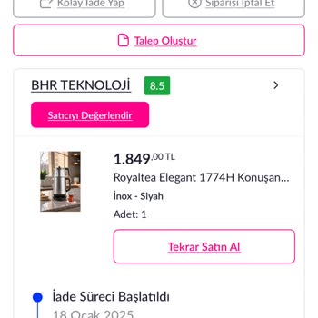 İade Sürecinde Yaşanan Sorunlar Ve Güven Kaybı