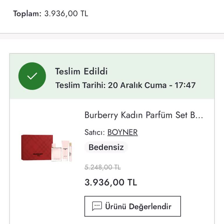 Boyner'den Aldığım Parfüm Kalıcılık Sorunu