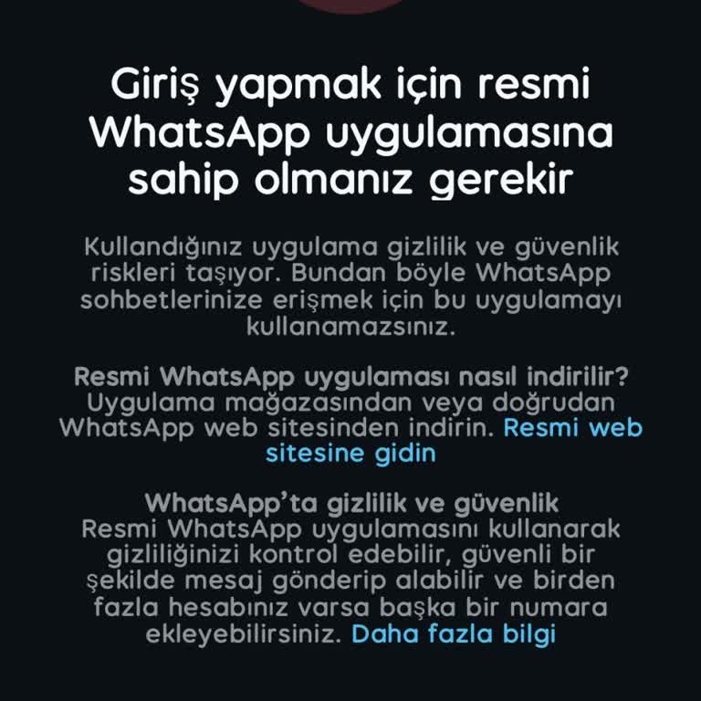 WhatsApp Güncelleme Sonrası Hesap Erişim Sorunu