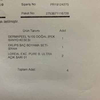 Eksik Ürün Ve Hayal Kırıklığı