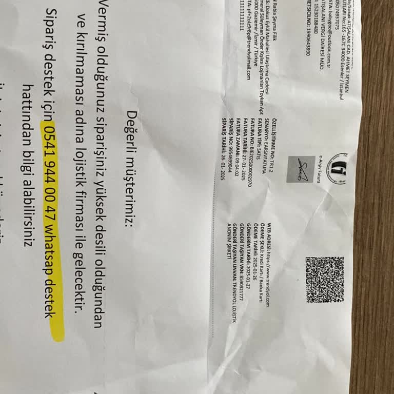 Yanıltıcı Sipariş Deneyimi