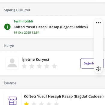 Getir Çarşı'dan Sipariş Teslim Edilmedi Ve İade Sorunu
