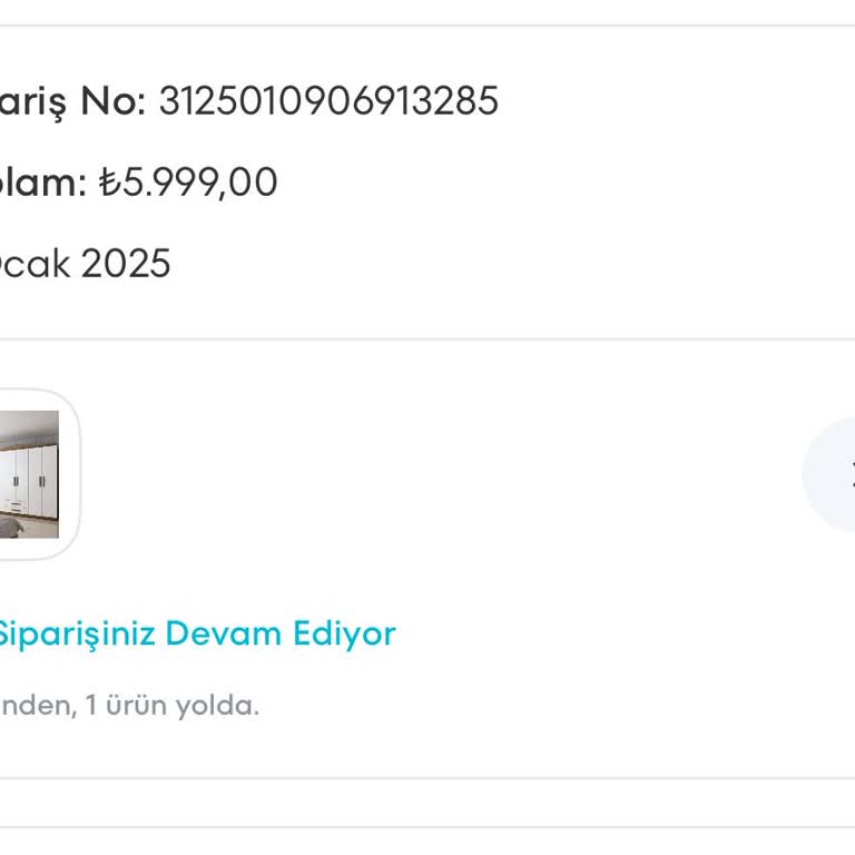 Eksik Malzemelerle Gelen Gardırop İade Sorunu