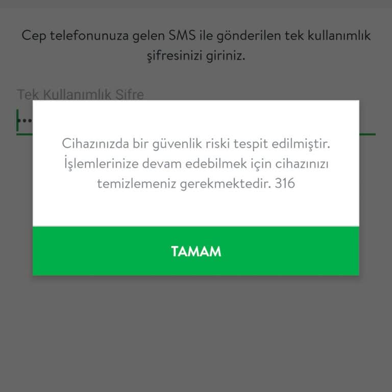 TEB Mobil Uygulama Hatası: Yanıltıcı Virüs Uyarısı
