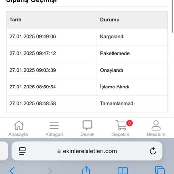 Kargo Takip Numarası Belirsizliği Ve Yetersiz İletişim