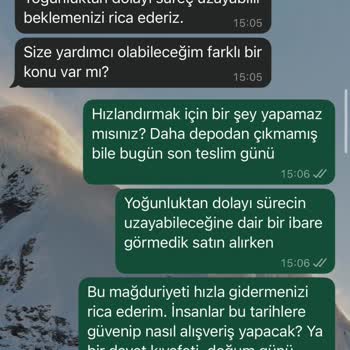 Teslim Tarihi Geçen Bershka Siparişim İçin Çözüm Yok