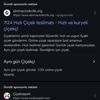 Çiçek Siparişimde Yaşadığım Sorun Ve Mağduriyet