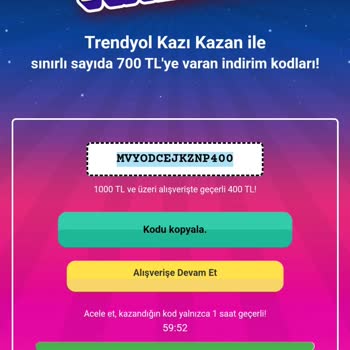 Trendyol'un Kazı Kazan Kuponları Mağduriyeti