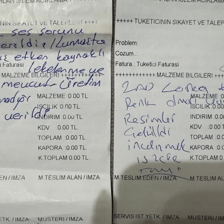 Koltuk Takımında Erken Sararma Ve Yetersiz Servis Deneyimi