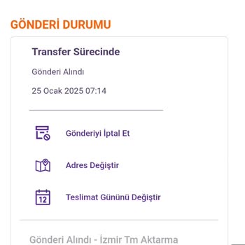 Kargo Ve Müşteri Hizmetleri Sorunu