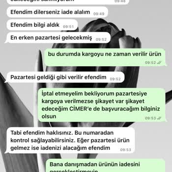 15 Gündür Kargoya Verilmeyen Deri Ceket