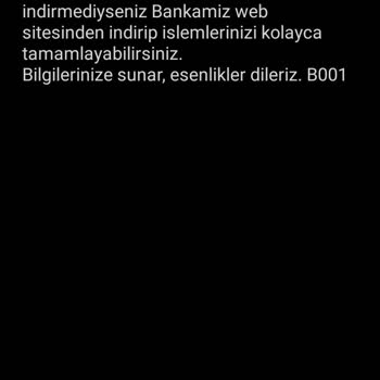 Kullanmadığım Bankadan Gelen Beklenmedik Yazı