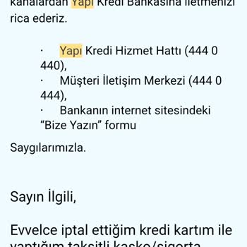 Sigorta İadesi İçin Bankanın Umursamaz Tavrı