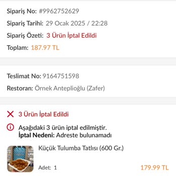 Yanlış İptal Ve İade Sorunu